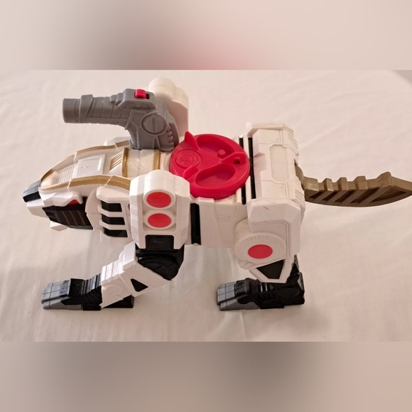 Imaginext Might Morphin Power Rangers White Ranger Tiger Zord - Picture 2 of 7
